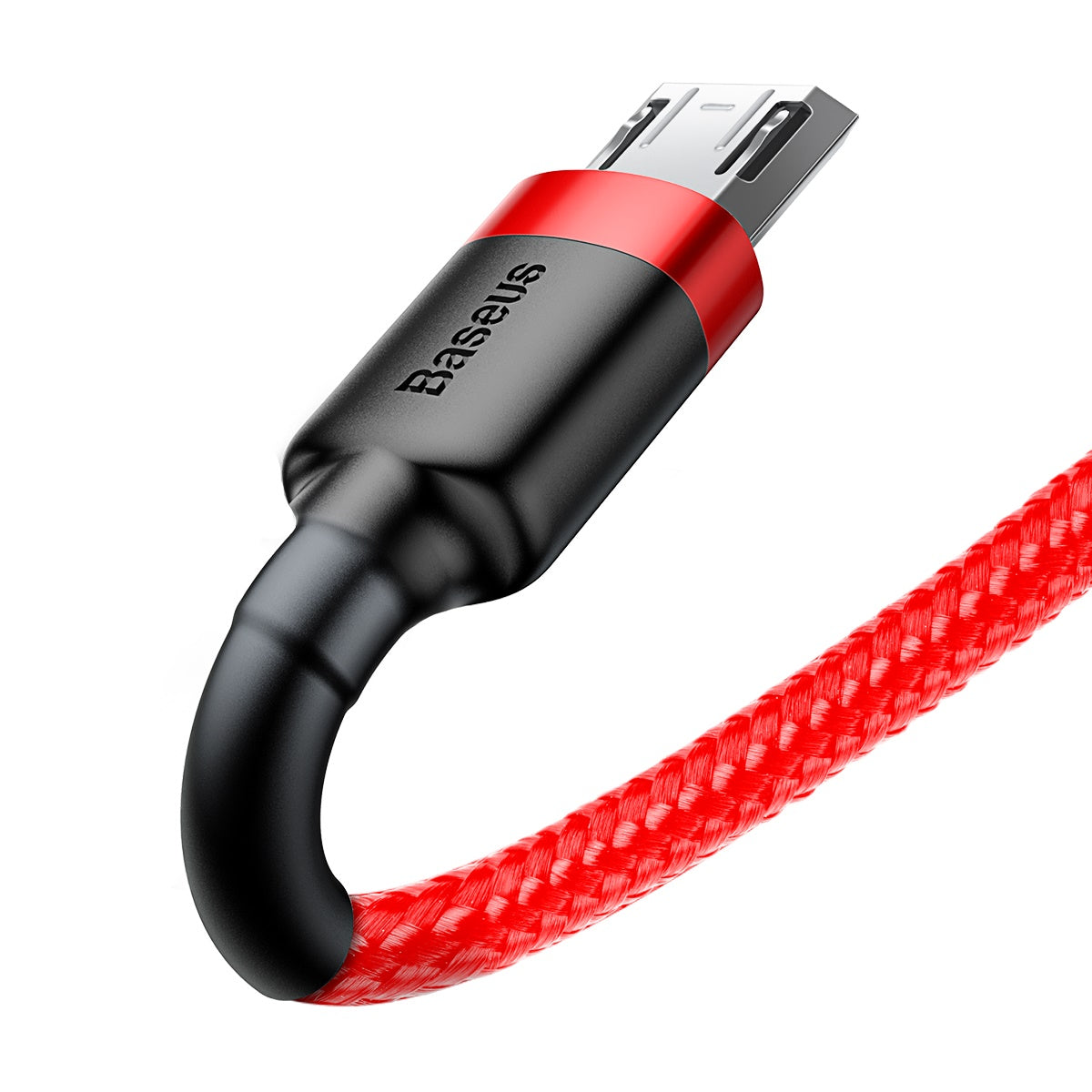 Cavo dati BASEUS da USB a micro USB BASEUS Cafule 1.5A 200 cm rosso