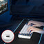 Tastiera da gioco meccanica al 65%,68 tasti con interruttori rossi lineari,tastiera meccanica cablata con retroilluminazione LED,tastiera ergonomica compatta per PS5/PS4/Xbox(68 Black_White)