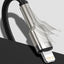 Cavo BASEUS CAFULE METAL LIGHTNING CABLE 2.4A 200CM BLACK (6953156202283)
