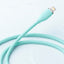 Liquid Silica Gel Data Cable - Type-C to Lightning, 20W, 1.2m - GREEN