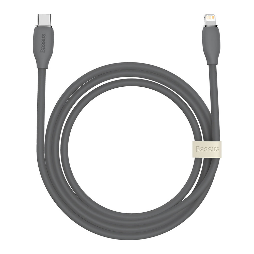Cavo Baseus Jelly cable USB-C to Lightning, 20W, 1,2m (black)