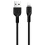 Flash Data Cable - USB-A to Lightning, 10W, 2A, 2.0m - BLACK