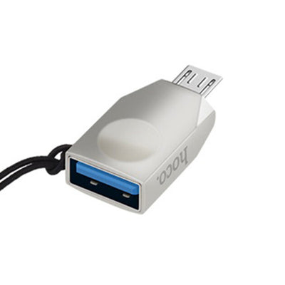 OTG Adapter - Micro-USB to USB-A, Plug &amp; Play - SILVER