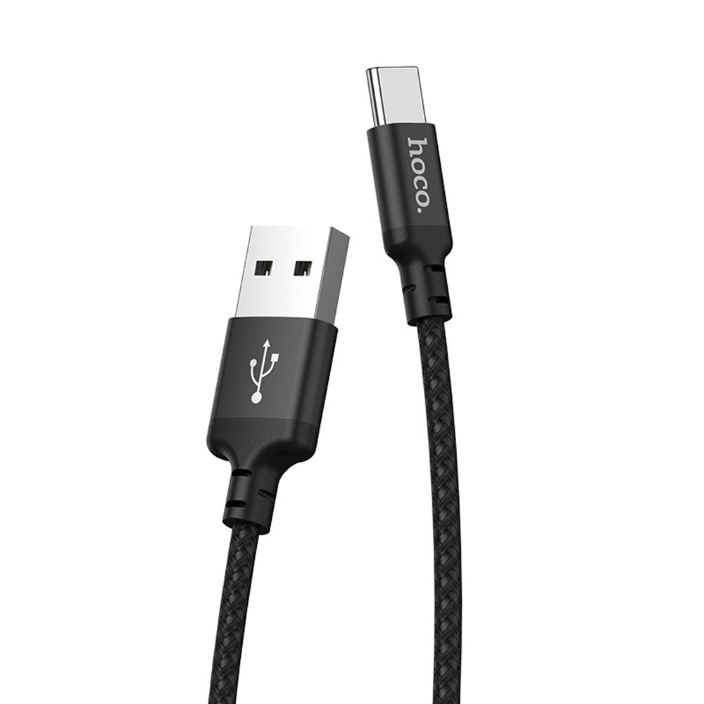 Times Speed ​​Data Cable - USB-A to USB Type-C, 3A, 2.0m - BLACK 