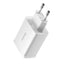 Baseus Caricabatterie compatto 3x USB 17W bianco (CCXJ020102)