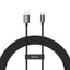 Superior Series Data Cable - USB to Type-C, 65W, 2m - BLACK 