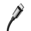 Superior Series Data Cable - USB to Type-C, 65W, 2m - BLACK 