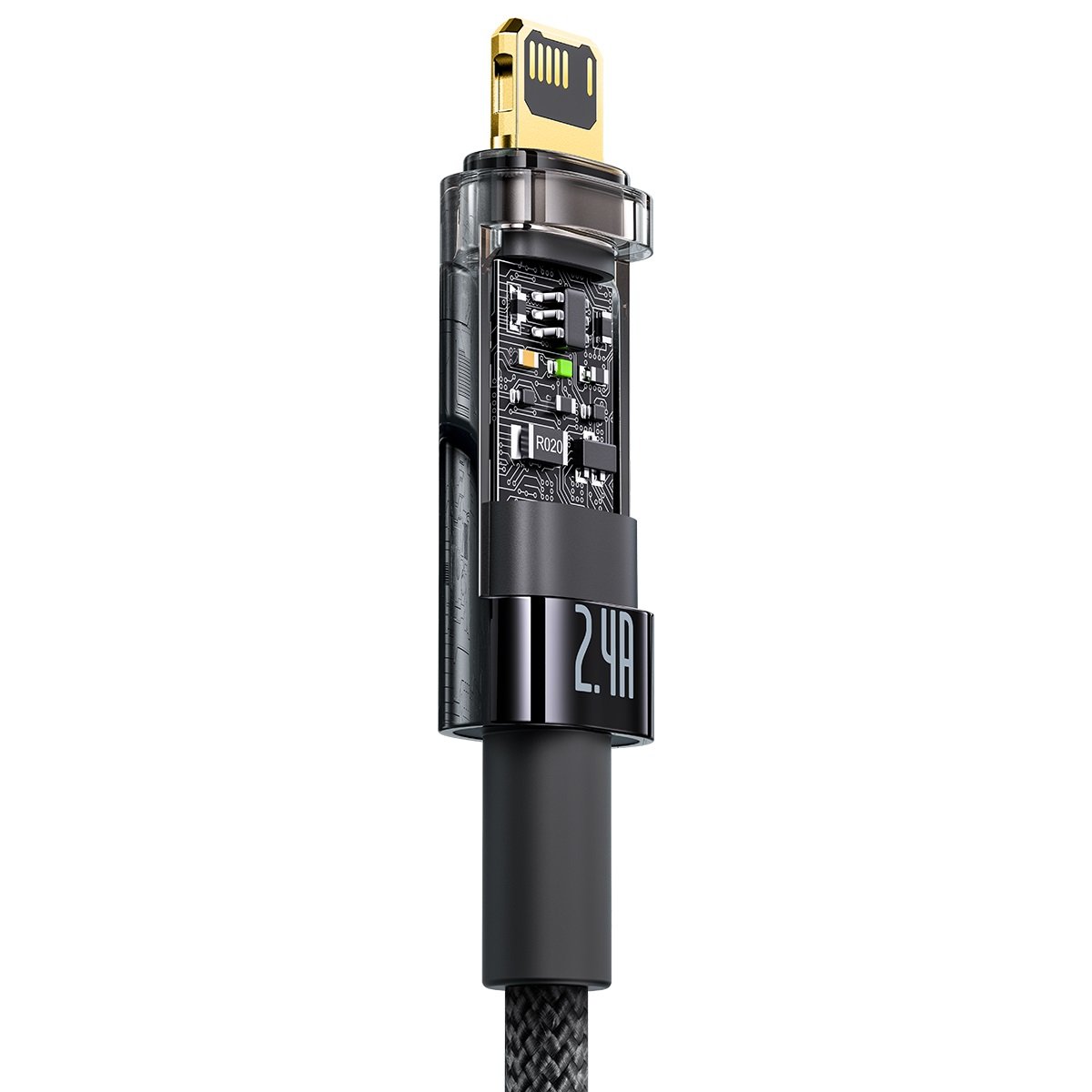 Cavo Baseus Explorer Series USB - Lightning 2.4A 2 m nero (CATS000501)