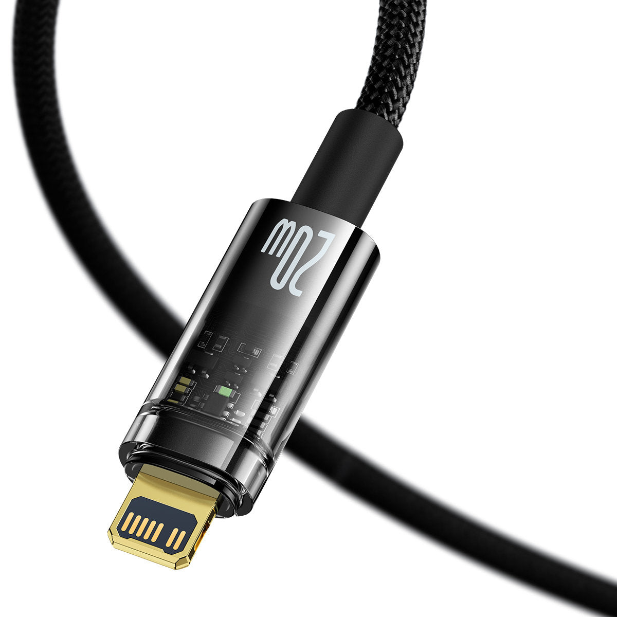 Cavo Baseus Explorer Series USB Tipo C - Lightning 20W 1m nero (CATS000001)
