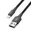 Cavo Baseus USB 4in1 Lightning / 2x USB tipo C / cavo micro USB con treccia di nylon 3.5A 1.2m nero (CA1T4-B01)