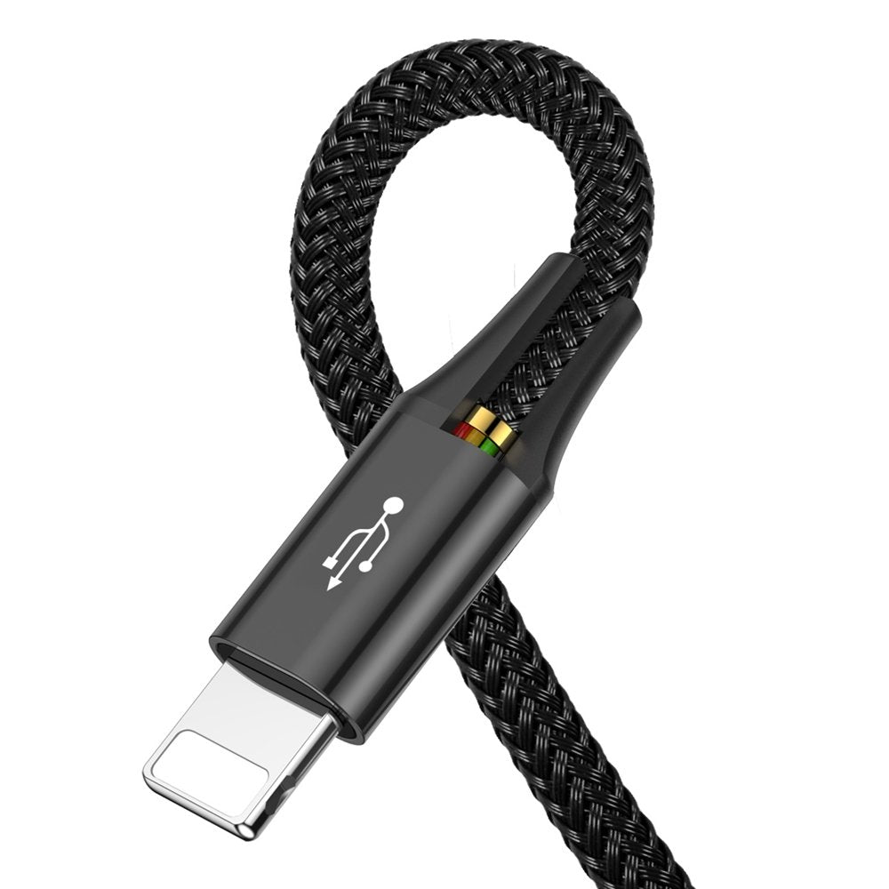 4 in 1 data cable - USB to Lightning, 2 x Type-C, Micro-USB, 3.5A, 1.2 BLACK 