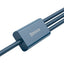 Cavo USB Baseus Superior 3in1 - Lightning / USB Tipo C / micro USB 3.5 A 1.5 m blu (CAMLTYS-03)